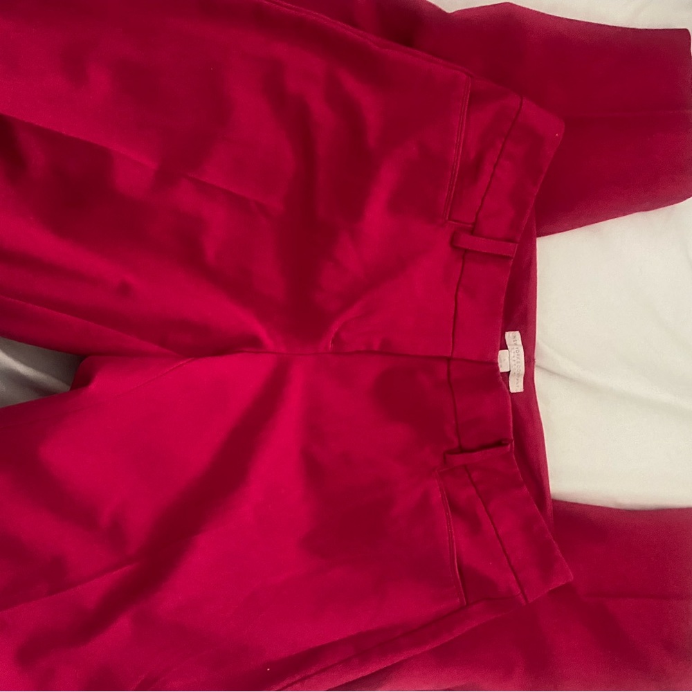 New York & Company Bold Red Trousers